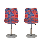 Bandanna Patchwork Pattern Print Bar Stool Covers