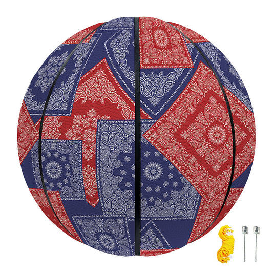 Bandanna Patchwork Pattern Print Basketball