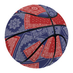 Bandanna Patchwork Pattern Print Basketball