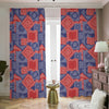 Bandanna Patchwork Pattern Print Blackout Pencil Pleat Curtains