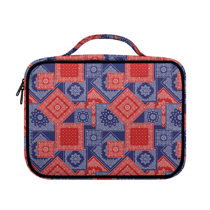 Bandanna Patchwork Pattern Print Briefcase Bible Bag