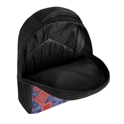 Bandanna Patchwork Pattern Print Casual Backpack