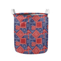 Bandanna Patchwork Pattern Print Collapsible Laundry Basket