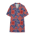 Bandanna Patchwork Pattern Print Cotton Hawaiian Shirt