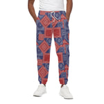 Bandanna Patchwork Pattern Print Cotton Pants