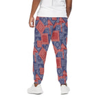 Bandanna Patchwork Pattern Print Cotton Pants