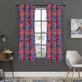 Bandanna Patchwork Pattern Print Grommet Curtain Panels