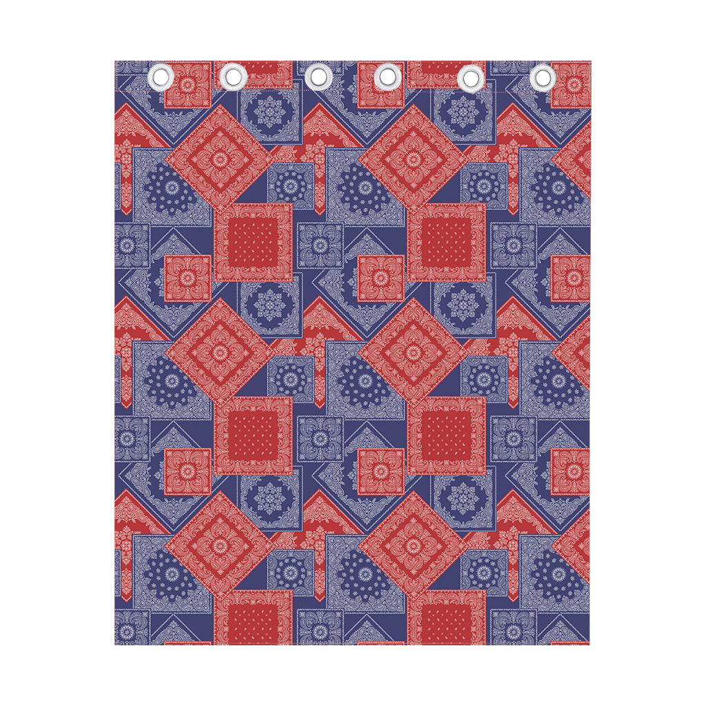 Bandanna Patchwork Pattern Print Curtain