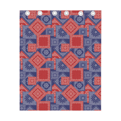 Bandanna Patchwork Pattern Print Curtain