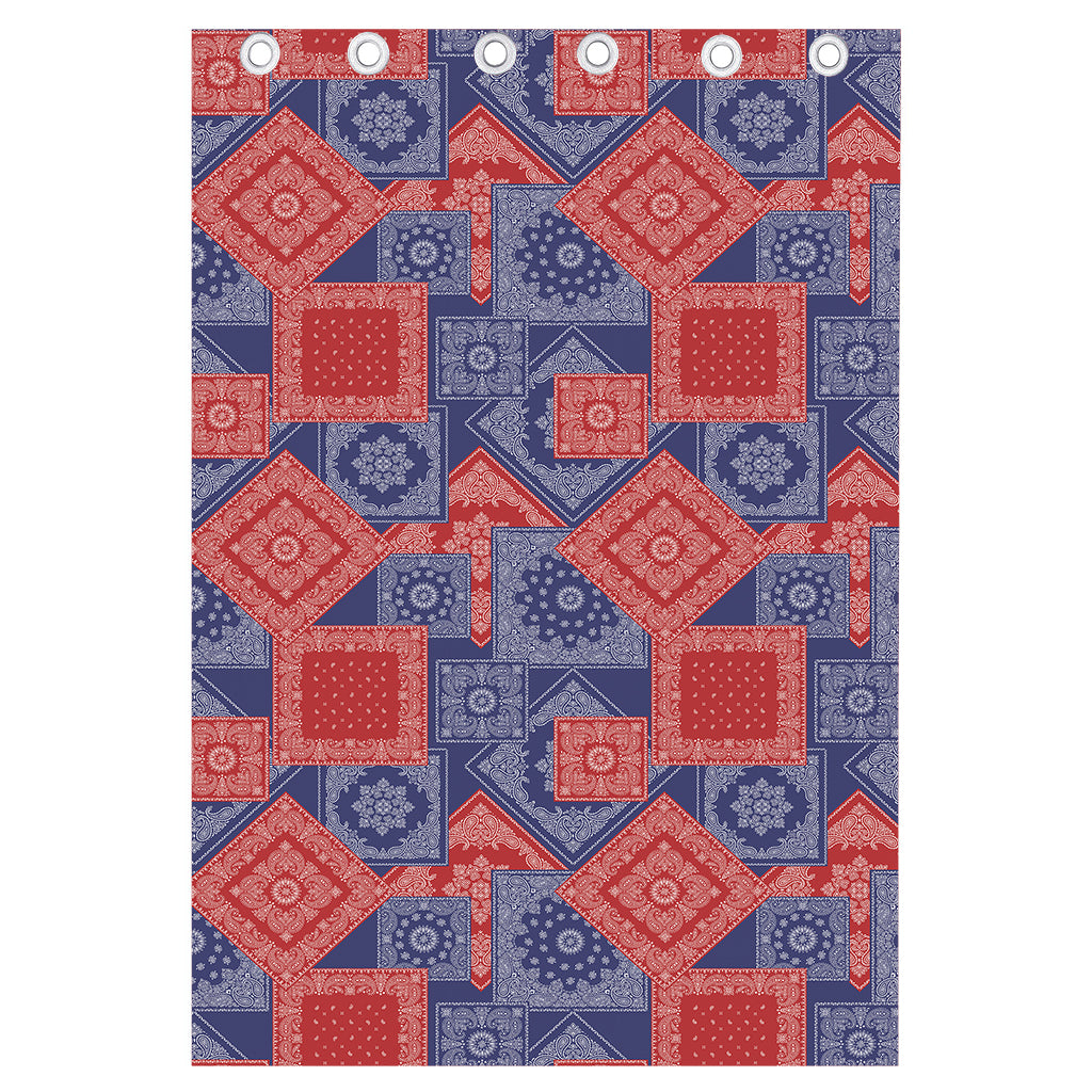Bandanna Patchwork Pattern Print Curtain