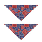 Bandanna Patchwork Pattern Print Dog Bandana