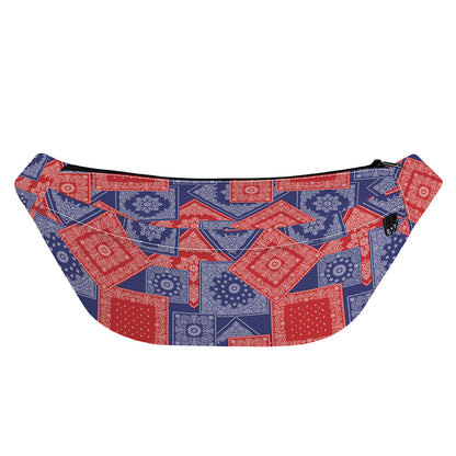 Bandanna Patchwork Pattern Print Fanny Pack
