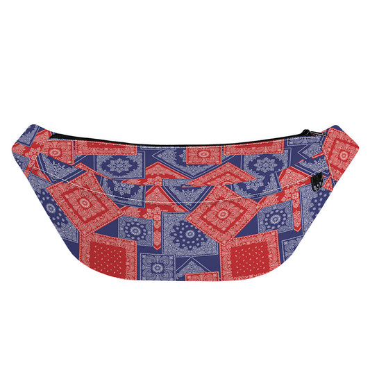 Bandanna Patchwork Pattern Print Fanny Pack