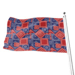 Bandanna Patchwork Pattern Print Flag