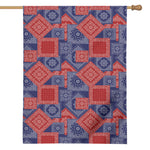 Bandanna Patchwork Pattern Print House Flag