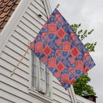 Bandanna Patchwork Pattern Print House Flag