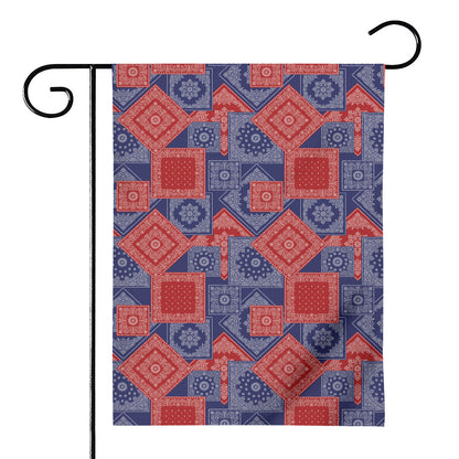 Bandanna Patchwork Pattern Print House Flag
