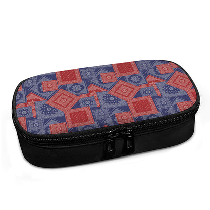 Bandanna Patchwork Pattern Print Insulin Cooler Travel Case