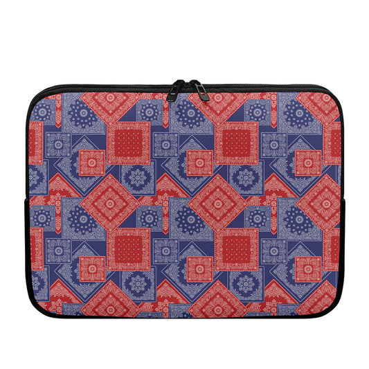 Bandanna Patchwork Pattern Print Laptop Sleeve