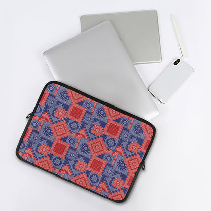 Bandanna Patchwork Pattern Print Laptop Sleeve
