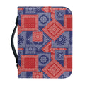 Bandanna Patchwork Pattern Print Leather Bible Cover