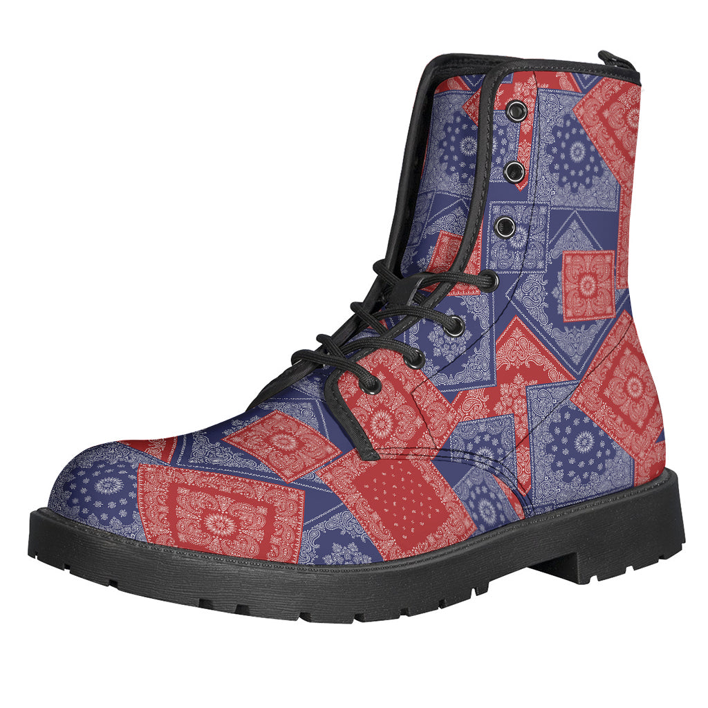 Bandanna Patchwork Pattern Print Backpack