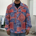 Bandanna Patchwork Pattern Print Men's Shirt Jacket