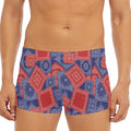 Bandanna Patchwork Pattern Print Men's Short Boxer Briefs