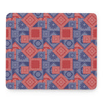 Bandanna Patchwork Pattern Print Mouse Pad