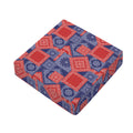 Bandanna Patchwork Pattern Print Outdoor Seat Cushion Cover