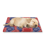 Bandanna Patchwork Pattern Print Pet Cooling Mat Cover