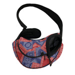 Bandanna Patchwork Pattern Print Pet Sling Carrier