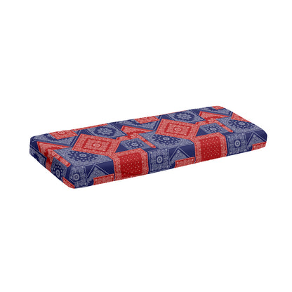 Bandanna Patchwork Pattern Print Piano Keyboard Cover