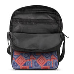 Bandanna Patchwork Pattern Print Rectangular Crossbody Bag