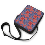 Bandanna Patchwork Pattern Print Rectangular Crossbody Bag