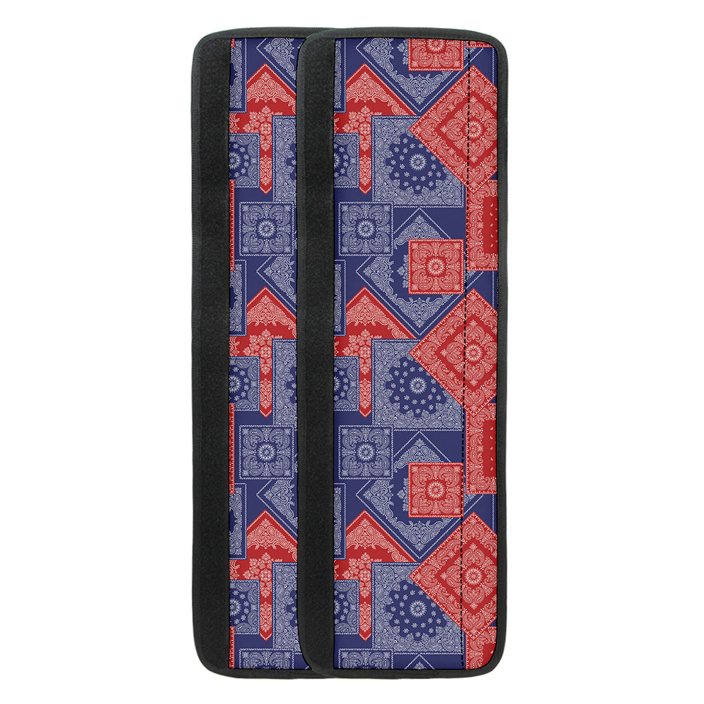 Bandanna Patchwork Pattern Print Refrigerator Handle Covers