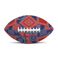 Bandanna Patchwork Pattern Print Rugby Ball