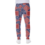 Bandanna Patchwork Pattern Print Scuba Joggers