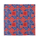 Bandanna Patchwork Pattern Print Silk Bandana