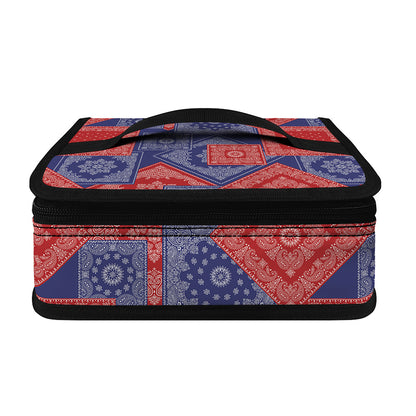 Bandanna Patchwork Pattern Print Small Lunch Bag