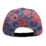 Bandanna Patchwork Pattern Print Snapback Cap
