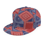 Bandanna Patchwork Pattern Print Snapback Cap