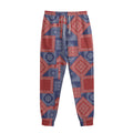 Bandanna Patchwork Pattern Print Sweatpants