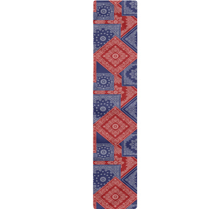 Bandanna Patchwork Pattern Print Table Runner