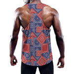 Bandanna Patchwork Pattern Print Training Tank Top