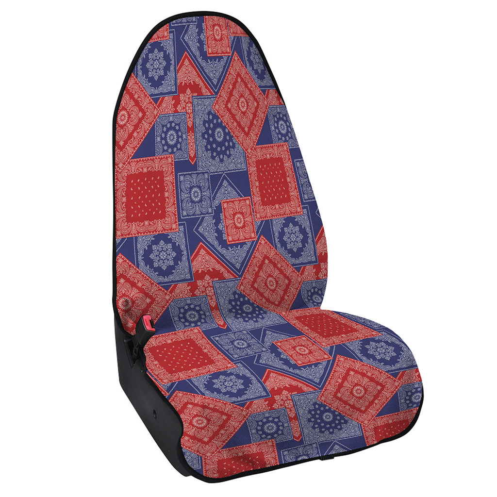 Bandanna Patchwork Pattern Print Waterproof Car Seat Cover