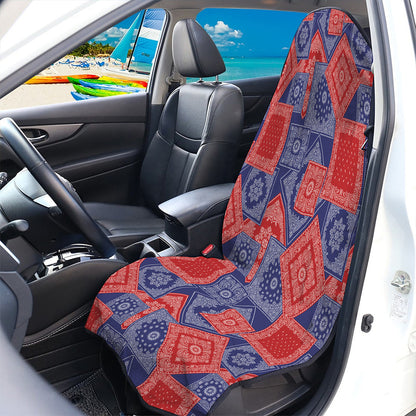 Bandanna Patchwork Pattern Print Waterproof Car Seat Cover