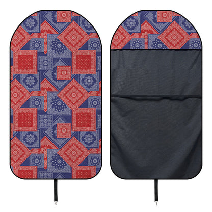Bandanna Patchwork Pattern Print Waterproof Car Seat Cover