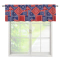 Bandanna Patchwork Pattern Print Window Valance