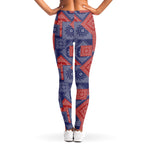 Bandanna Patchwork Pattern Print Women's Leggings